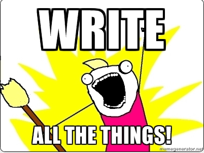 WriteAllTheThings